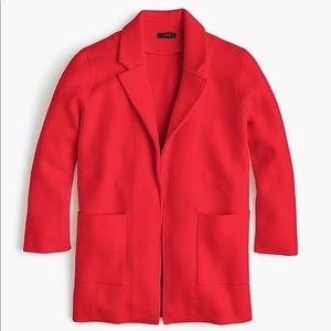 J. Crew - Sophie Open-Front Sweater Blazer